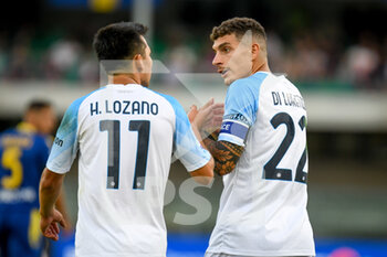 15/08/2022 - Napoli's Mathias Olivera and Napoli's Giovanni Di Lorenzo portrait - HELLAS VERONA FC VS SSC NAPOLI - SERIE A - CALCIO