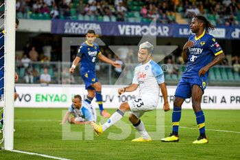 15/08/2022 - Napoli's Adam Ounas scores a goal - HELLAS VERONA FC VS SSC NAPOLI - SERIE A - CALCIO