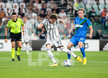15/08/2022 - Dusan Vlahovic of Juventus Fc during the Italian Serie A match between Juventus Fc and Us Sassuolo, on August 15, 2022, at Allianz Stadium in Turin, Italy. Photo Nderim Kaceli - JUVENTUS FC VS US SASSUOLO - SERIE A - CALCIO