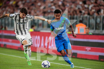 15/08/2022 - Rogerio of US Sassuolo and Soule of Juventus Fc during the Italian Serie A match between Juventus Fc and Us Sassuolo, on August 15, 2022, at Allianz Stadium in Turin, Italy. Photo Nderim Kaceli - JUVENTUS FC VS US SASSUOLO - SERIE A - CALCIO