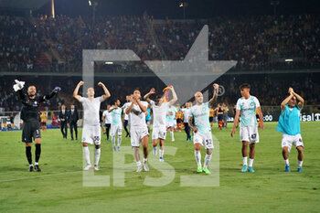 2022-08-13 - FC Inter celebrates for the victory - US LECCE VS INTER - FC INTERNAZIONALE - ITALIAN SERIE A - SOCCER