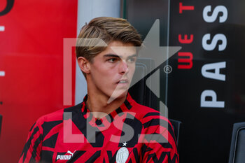 2022-08-13 - Charles De Ketelaere of AC Milan looks on during the Serie A 2022/23 football match between AC Milan and Udinese Calcio at Giuseppe Meazza Stadium, Milan, Italy on August 13, 2022 - AC MILAN VS UDINESE CALCIO - ITALIAN SERIE A - SOCCER