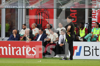 2022-08-13 - Andrea Sottil Head Coach of Udinese Calcio during the Serie A 2022/23 football match between AC Milan and Udinese Calcio at Giuseppe Meazza Stadium, Milan, Italy on August 13, 2022 - AC MILAN VS UDINESE CALCIO - ITALIAN SERIE A - SOCCER