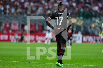 2022-08-13 - Rafael Leao of AC Milan reacts during the Serie A 2022/23 football match between AC Milan and Udinese Calcio at Giuseppe Meazza Stadium, Milan, Italy on August 13, 2022 - AC MILAN VS UDINESE CALCIO - ITALIAN SERIE A - SOCCER