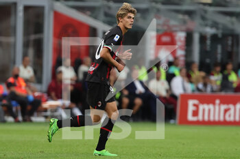 2022-08-13 - Charles De Ketelaere of AC Milan in action during the Serie A 2022/23 football match between AC Milan and Udinese Calcio at Giuseppe Meazza Stadium, Milan, Italy on August 13, 2022 - AC MILAN VS UDINESE CALCIO - ITALIAN SERIE A - SOCCER