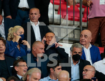 2022-08-13 - Silvio Berlusconi president of Ac Monza  during the Italian Serie A match between Ac Monza and Torino Fc, on August 13, 2022, at UPower Stadium in Monza, Italy. Photo Nderim Kaceli - AC MONZA VS TORINO FC - ITALIAN SERIE A - SOCCER