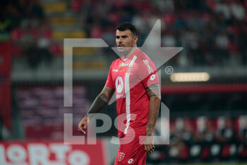 2022-08-13 - Andrea Petagna of Ac Monza during the Italian Serie A match between Ac Monza and Torino Fc, on August 13, 2022, at UPower Stadium in Monza, Italy. Photo Nderim Kaceli - AC MONZA VS TORINO FC - ITALIAN SERIE A - SOCCER