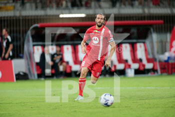 2022-08-13 - Andrea Barberis of Ac Monza during the Italian Serie A match between Ac Monza and Torino Fc, on August 13, 2022, at UPower Stadium in Monza, Italy. Photo Nderim Kaceli - AC MONZA VS TORINO FC - ITALIAN SERIE A - SOCCER