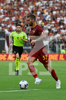 2022-08-22 - Leonardo Spinazzola (AS Roma) during the Italian Football Championship League A 2022/2023 match between AS Roma vs US Cremonese at the Olimpic Stadium in Rome  on 22 August 2022. - AS ROMA VS US CREMONESE - ITALIAN SERIE A - SOCCER