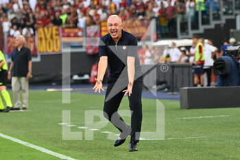 2022-08-22 - Massimiliano Alvini coach (US Cremonese)  during the Italian Football Championship League A 2022/2023 match between AS Roma vs US Cremonese at the Olimpic Stadium in Rome  on 22 August 2022. - AS ROMA VS US CREMONESE - ITALIAN SERIE A - SOCCER