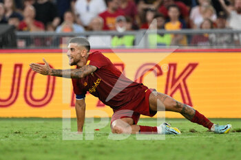 2022-08-22 - Lorenzo Pellegrini (AS Roma) during the Italian Football Championship League A 2022/2023 match between AS Roma vs US Cremonese at the Olimpic Stadium in Rome  on 22 August 2022. - AS ROMA VS US CREMONESE - ITALIAN SERIE A - SOCCER