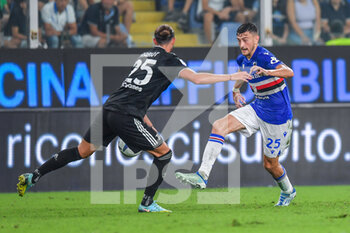 2022-08-22 - Adrien Rabiot (Juventus) - Alex Ferrari (Sampdoria) - UC SAMPDORIA VS JUVENTUS FC - ITALIAN SERIE A - SOCCER