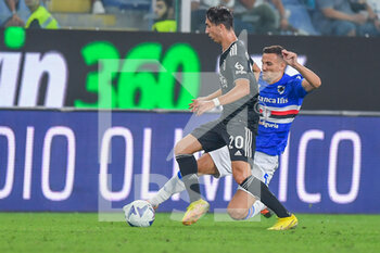 2022-08-22 - Fabio Miretti
 (Juventus) - Valerio Verre  (Sampdoria) - UC SAMPDORIA VS JUVENTUS FC - ITALIAN SERIE A - SOCCER