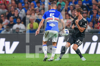 2022-08-22 - Valerio Verre  (Sampdoria) - Daniele Rugani (Juventus) - UC SAMPDORIA VS JUVENTUS FC - ITALIAN SERIE A - SOCCER