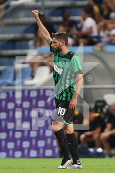 2022-08-20 - Domenico Berardi (US SASSUOLO) celebrates after scoring a goal  - US SASSUOLO VS US LECCE - ITALIAN SERIE A - SOCCER
