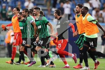 2022-08-20 - Players (US SASSUOLO) celebrate the victory  - US SASSUOLO VS US LECCE - ITALIAN SERIE A - SOCCER
