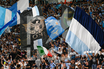 2022-08-26 - SS Lazio fan during the Italian Football Championship League A 2022/2023 match between SS Lazio vs Inter - FC Internazionale at the Olimpic Stadium in Rome on 26 August 2022. - SS LAZIO VS INTER - FC INTERNAZIONALE - ITALIAN SERIE A - SOCCER