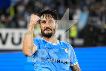 2022-08-26 - Luis Alberto (SS Lazio) celebrates after scoring goal 2-1 during the Italian Football Championship League A 2022/2023 match between SS Lazio vs Inter - FC Internazionale at the Olimpic Stadium in Rome on 26 August 2022. - SS LAZIO VS INTER - FC INTERNAZIONALE - ITALIAN SERIE A - SOCCER