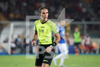 2022-08-28 - the referee Alberto Santoro of Messina - US LECCE VS EMPOLI FC - ITALIAN SERIE A - SOCCER