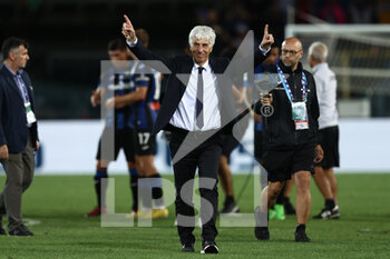 2022-09-01 - Head Coach Gian Piero Gasperini of Atalanta BC celebrates - ATALANTA BC VS TORINO FC - ITALIAN SERIE A - SOCCER