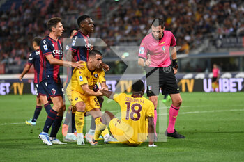 2022-09-01 - The referee of the match call a Coulibaly for a simulation - BOLOGNA FC VS US SALERNITANA - ITALIAN SERIE A - SOCCER