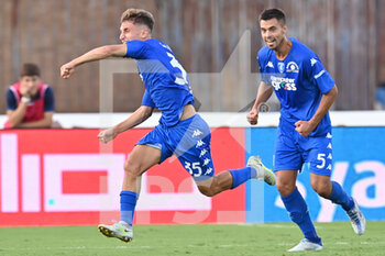 2022-08-31 - Tommaso Baldanzi (Empoli FC) celebrates after scoring a goal - EMPOLI FC VS HELLAS VERONA - ITALIAN SERIE A - SOCCER