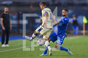 2022-08-31 - Nedim Bajrami (Empoli FC) and Miguel Veloso (Hellas Verona FC) - EMPOLI FC VS HELLAS VERONA - ITALIAN SERIE A - SOCCER