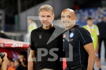 2022-08-31 - Luciano Spalletti coach of NapoliMarco Baroni  coach of Lecce  - SSC NAPOLI VS US LECCE - ITALIAN SERIE A - SOCCER