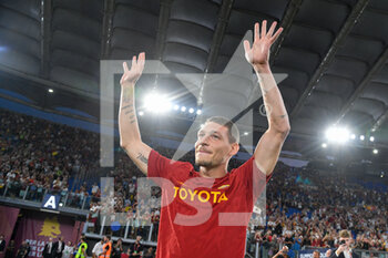 2022-08-30 - Andrea Belotti (AS Roma)  during the Italian Football Championship League A 2022/2023 match between AS Roma vs AC Monza at the Olimpic Stadium in Rome  on 30 August 2022. - AS ROMA VS AC MONZA - ITALIAN SERIE A - SOCCER