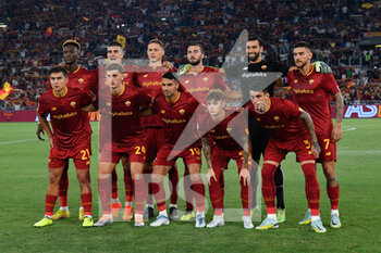 2022-08-30 - AS Roma team during the Italian Football Championship League A 2022/2023 match between AS Roma vs AC Monza at the Olimpic Stadium in Rome  on 30 August 2022. - AS ROMA VS AC MONZA - ITALIAN SERIE A - SOCCER