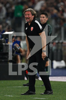2022-08-30 - Giovanni Stroppa coach of AC Monza  during the Italian Football Championship League A 2022/2023 match between AS Roma vs AC Monza at the Olimpic Stadium in Rome  on 30 August 2022. - AS ROMA VS AC MONZA - ITALIAN SERIE A - SOCCER