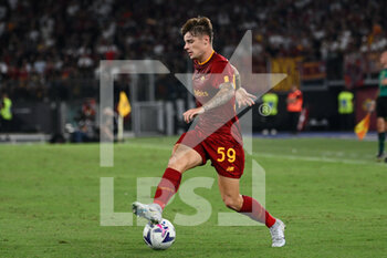2022-08-30 - Nicola Zalewski (AS Roma) during the Italian Football Championship League A 2022/2023 match between AS Roma vs AC Monza at the Olimpic Stadium in Rome  on 30 August 2022. - AS ROMA VS AC MONZA - ITALIAN SERIE A - SOCCER