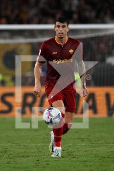 2022-08-30 - Roger Ibanez (AS Roma) during the Italian Football Championship League A 2022/2023 match between AS Roma vs AC Monza at the Olimpic Stadium in Rome  on 30 August 2022. - AS ROMA VS AC MONZA - ITALIAN SERIE A - SOCCER