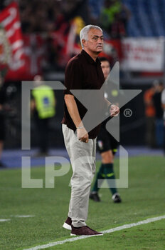 2022-08-30 - Jose’ Mourinho coach (AS Roma) during the Italian Football Championship League A 2022/2023 match between AS Roma vs AC Monza at the Olimpic Stadium in Rome  on 30 August 2022. - AS ROMA VS AC MONZA - ITALIAN SERIE A - SOCCER
