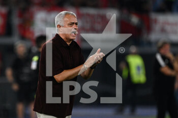 2022-08-30 - Jose’ Mourinho coach (AS Roma) during the Italian Football Championship League A 2022/2023 match between AS Roma vs AC Monza at the Olimpic Stadium in Rome  on 30 August 2022. - AS ROMA VS AC MONZA - ITALIAN SERIE A - SOCCER