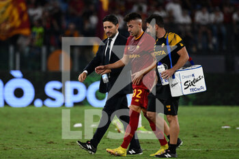 2022-08-30 - Stephan El Shaarawy (AS Roma) injured during the Italian Football Championship League A 2022/2023 match between AS Roma vs AC Monza at the Olimpic Stadium in Rome  on 30 August 2022. - AS ROMA VS AC MONZA - ITALIAN SERIE A - SOCCER