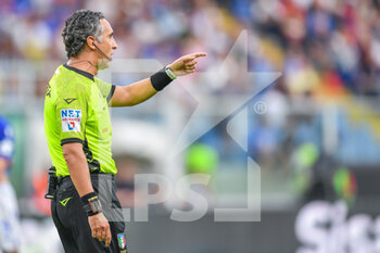 2022-08-31 - The Referee of the match Gianluca Aureliano to Bologna - UC SAMPDORIA VS SS LAZIO - ITALIAN SERIE A - SOCCER