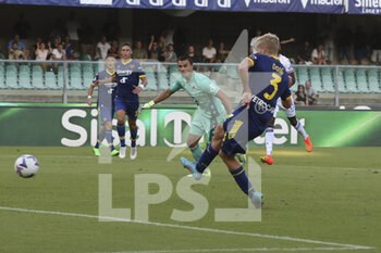 2022-09-04 - Josh Doig of Hellas Verona FC scores a goal during Hellas Verona vs UC Sampdoria, 5° Serie A Tim 2022-23 game at Marcantonio Bentegodi Stadium in Verona, Italy, on September 04, 2022. - HELLAS VERONA FC VS UC SAMPDORIA - ITALIAN SERIE A - SOCCER