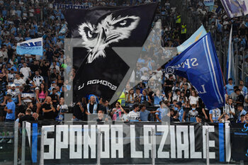 2022-09-03 - SS Lazio fans during the Italian Football Championship League A 2022/2023 match between SS Lazio vs SSC Napoli at the Olimpic Stadium in Rome on 03 September 2022. - SS LAZIO VS SSC NAPOLI - ITALIAN SERIE A - SOCCER