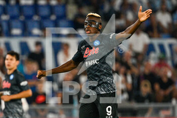 2022-09-03 - Victor Osimhen (SSC Napoli)  during the Italian Football Championship League A 2022/2023 match between SS Lazio vs SSC Napoli at the Olimpic Stadium in Rome on 03 September 2022. - SS LAZIO VS SSC NAPOLI - ITALIAN SERIE A - SOCCER