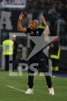 2022-09-03 - Luciano Spalletti coach (SSC Napoli)  during the Italian Football Championship League A 2022/2023 match between SS Lazio vs SSC Napoli at the Olimpic Stadium in Rome on 03 September 2022. - SS LAZIO VS SSC NAPOLI - ITALIAN SERIE A - SOCCER