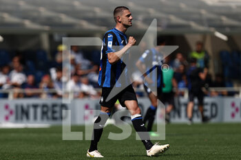 2022-09-11 - Merih Demiral of Atalanta BC celebrates after scoring his side's first goal of the match  - ATALANTA BC VS US CREMONESE - ITALIAN SERIE A - SOCCER