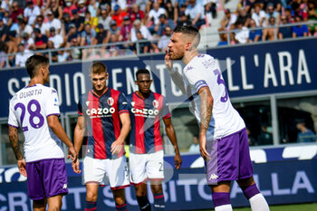 2022-09-11 - Fiorentina's Cristiano Biraghi reacts - BOLOGNA FC VS ACF FIORENTINA - ITALIAN SERIE A - SOCCER