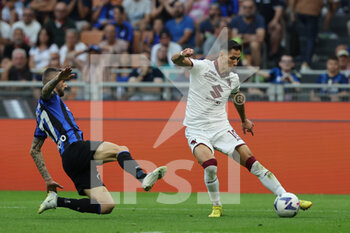 2022-09-10 - Sasa Lukic of Torino FC in action during the Serie A 2022/23 football match between FC Internazionale and Torino FC at Giuseppe Meazza Stadium, Milan, Italy on September 10, 2022 - INTER - FC INTERNAZIONALE VS TORINO FC - ITALIAN SERIE A - SOCCER