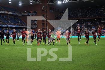 2022-09-10 - Team Milan - celebrates after scoring a match - UC SAMPDORIA VS AC MILAN - ITALIAN SERIE A - SOCCER
