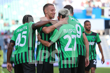 2022-09-11 - Davide Frattesi (US Sassuolo) celebrates after scoring a goal  - US SASSUOLO VS UDINESE CALCIO - ITALIAN SERIE A - SOCCER