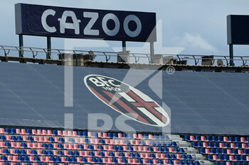 2022-09-17 - A view of Renato Dallara Stadium in Bologna and his main sponsor Cazoo - BOLOGNA FC VS EMPOLI FC - ITALIAN SERIE A - SOCCER