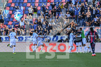 2022-09-17 - Filippo Bandinelli (Empoli FC) celebrates his goal - BOLOGNA FC VS EMPOLI FC - ITALIAN SERIE A - SOCCER
