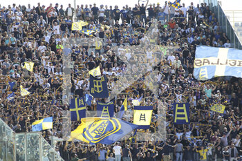 2022-09-18 - Hellas Verona fans show their support during ACF Fiorentina vs Hellas Verona, 7° Serie A Tim 2022-23 game at Artemio Franchi Stadium in Firenze (FI), Italy, on September 18, 2022. - ACF FIORENTINA VS HELLAS VERONA - ITALIAN SERIE A - SOCCER