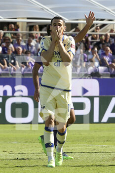 2022-09-18 - Kevin Lasagna of Hellas Verona FC expresses disappointment during ACF Fiorentina vs Hellas Verona, 7° Serie A Tim 2022-23 game at Artemio Franchi Stadium in Firenze (FI), Italy, on September 18, 2022. - ACF FIORENTINA VS HELLAS VERONA - ITALIAN SERIE A - SOCCER